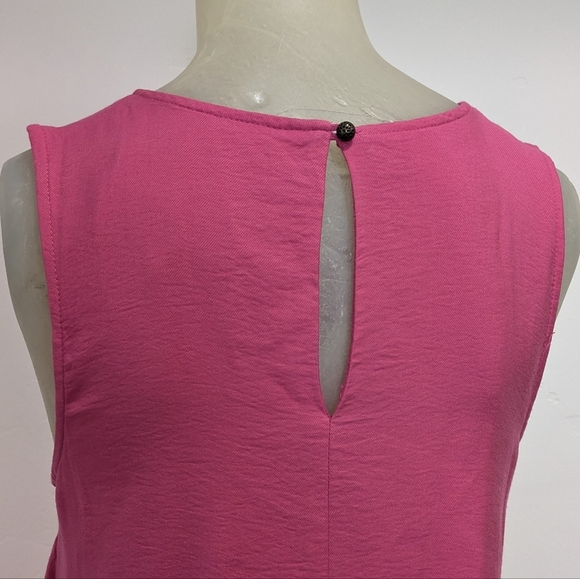 Maeve By Anthropologie Pink Sleeveless Crew Neck Sundress - Picture 10 of 13